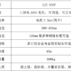 SJZ-500F拖拉機(jī)反循環(huán)